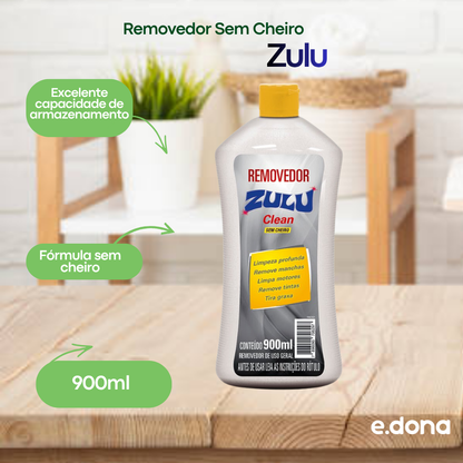 Removedor Sem Cheiro Zulu 900ml