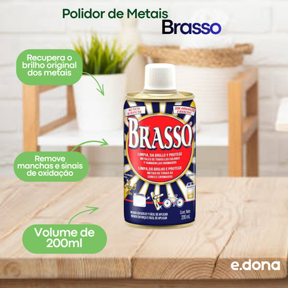 Polidor de Metais Brasso 200ml