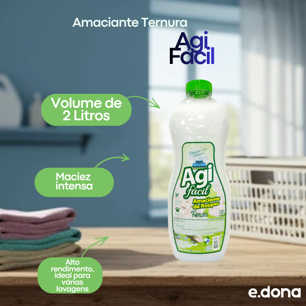 Amaciante 2L Ternura Agi Fácil