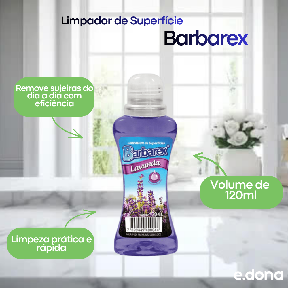 Limpador de Superfície 120ml Barbarex