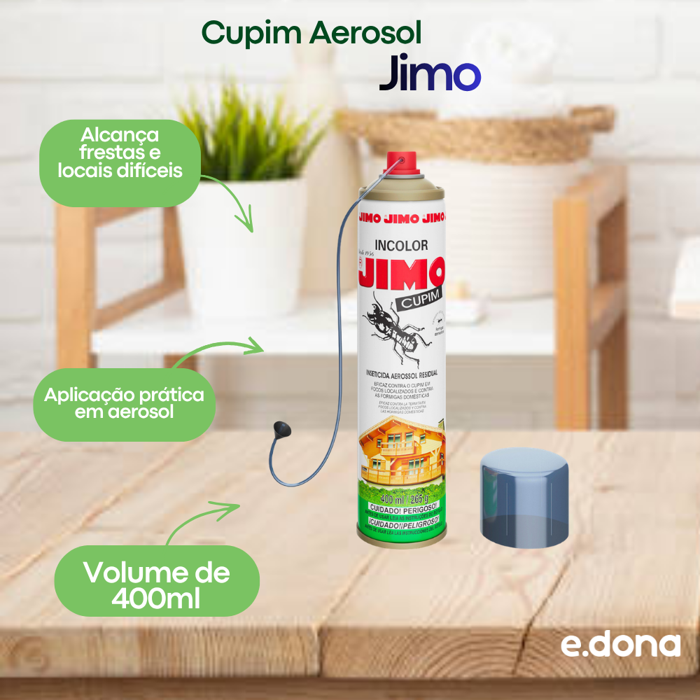 Cupim Aerosol 400ml Jimo