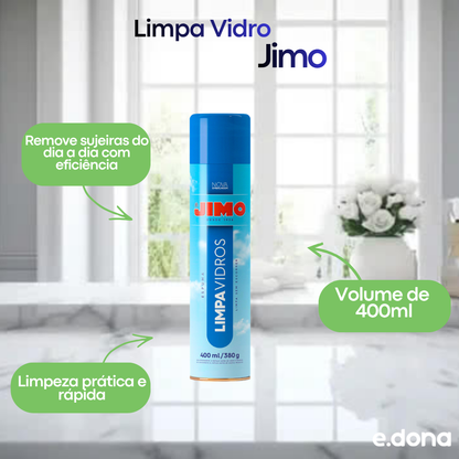 Limpa Vidro 400ml Aerosol Jimo