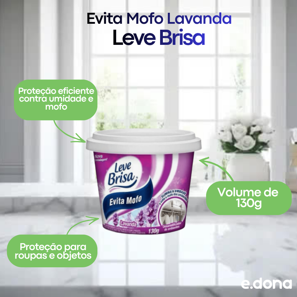 Evita Mofo Lavanda Leve Brisa 130g