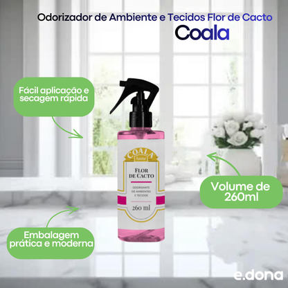 Odorizador de Ambiente e Tecidos 260ml Flor de Cacto Coala