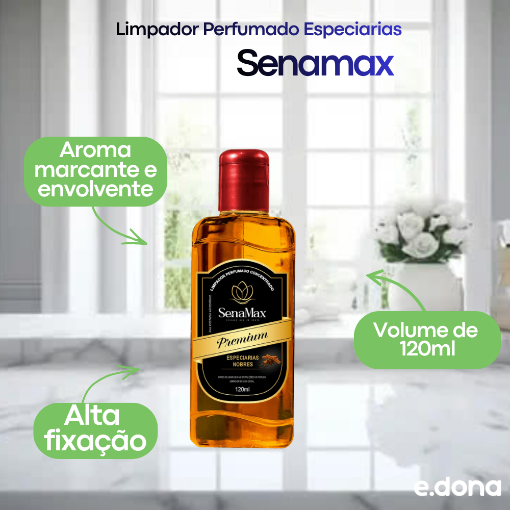 Limpador Perfumado 120ml Especiarias Senamax