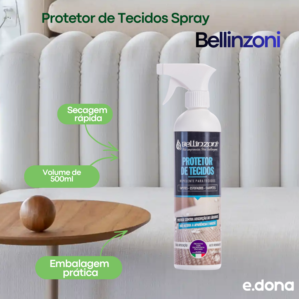 Protetor de Tecidos Spray 500ml Bellinzoni