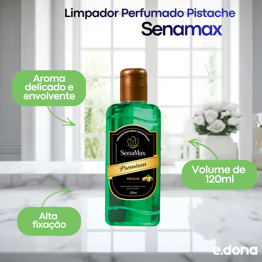 Limpador Perfumado 120ml Pistache Senamax