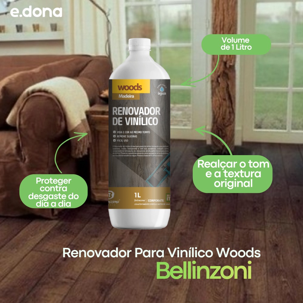 Renovador Para Vinílico 1L Woods Bellinzoni