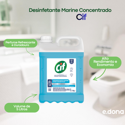 Desinfetante Marine Concentrado 5 Litros CIF