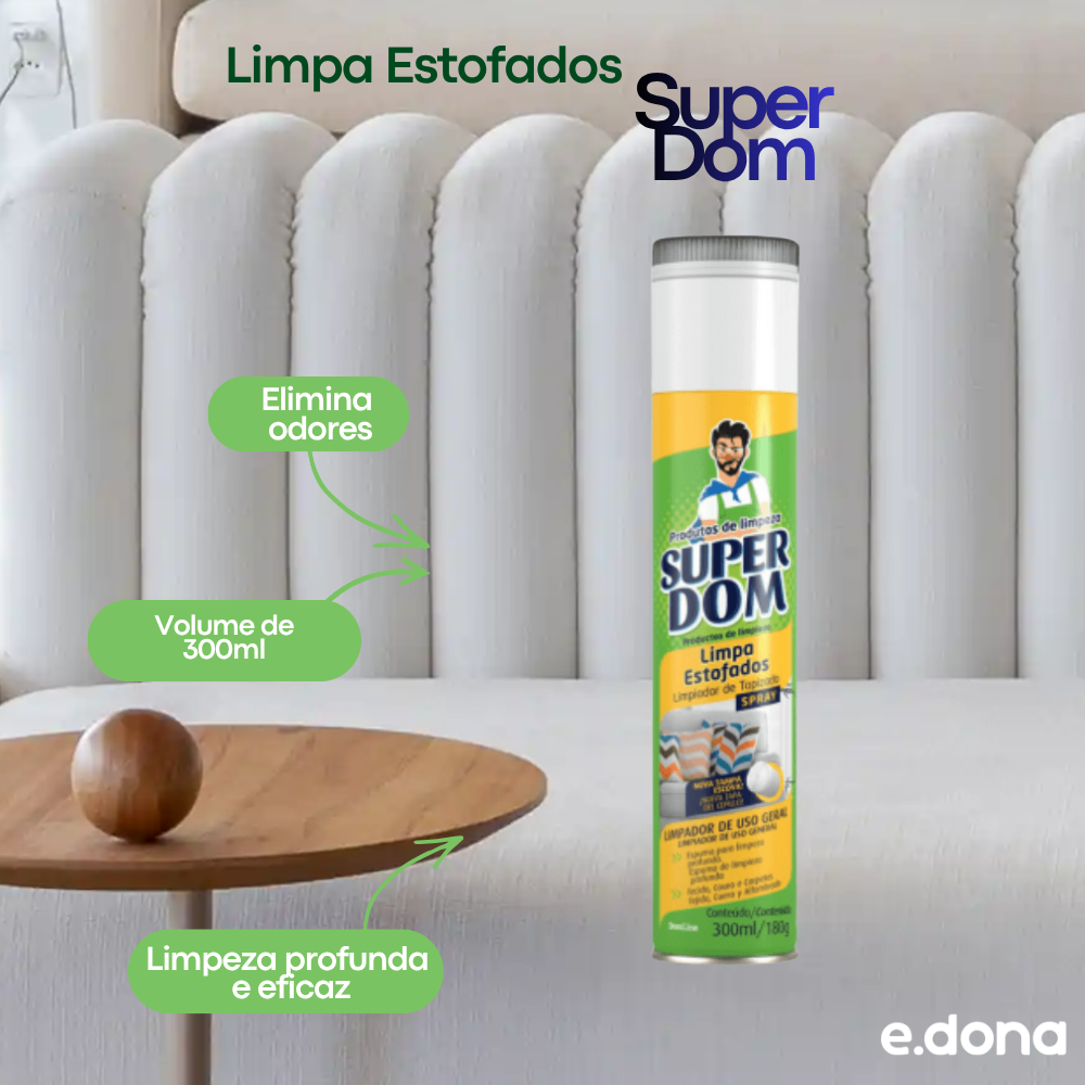 Limpa Estofados 300ml Super Dom