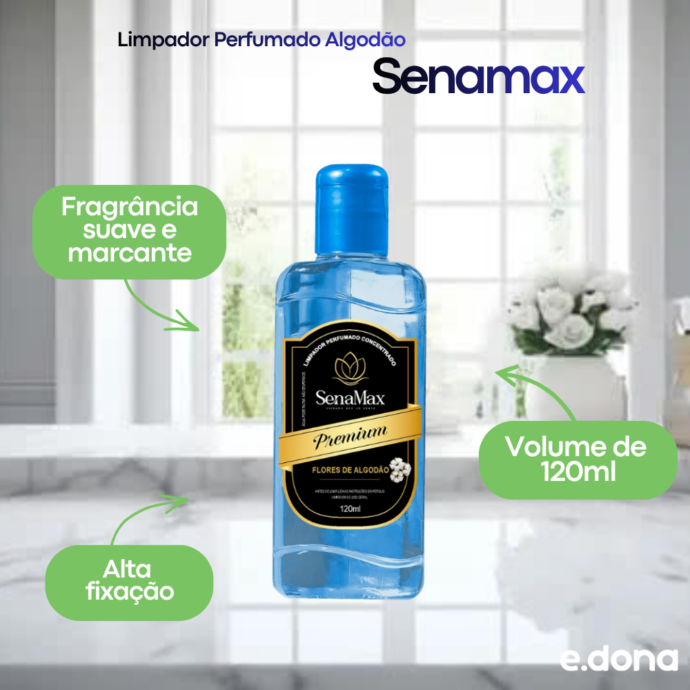 Essência 120ml Flor de Algodão Senamax