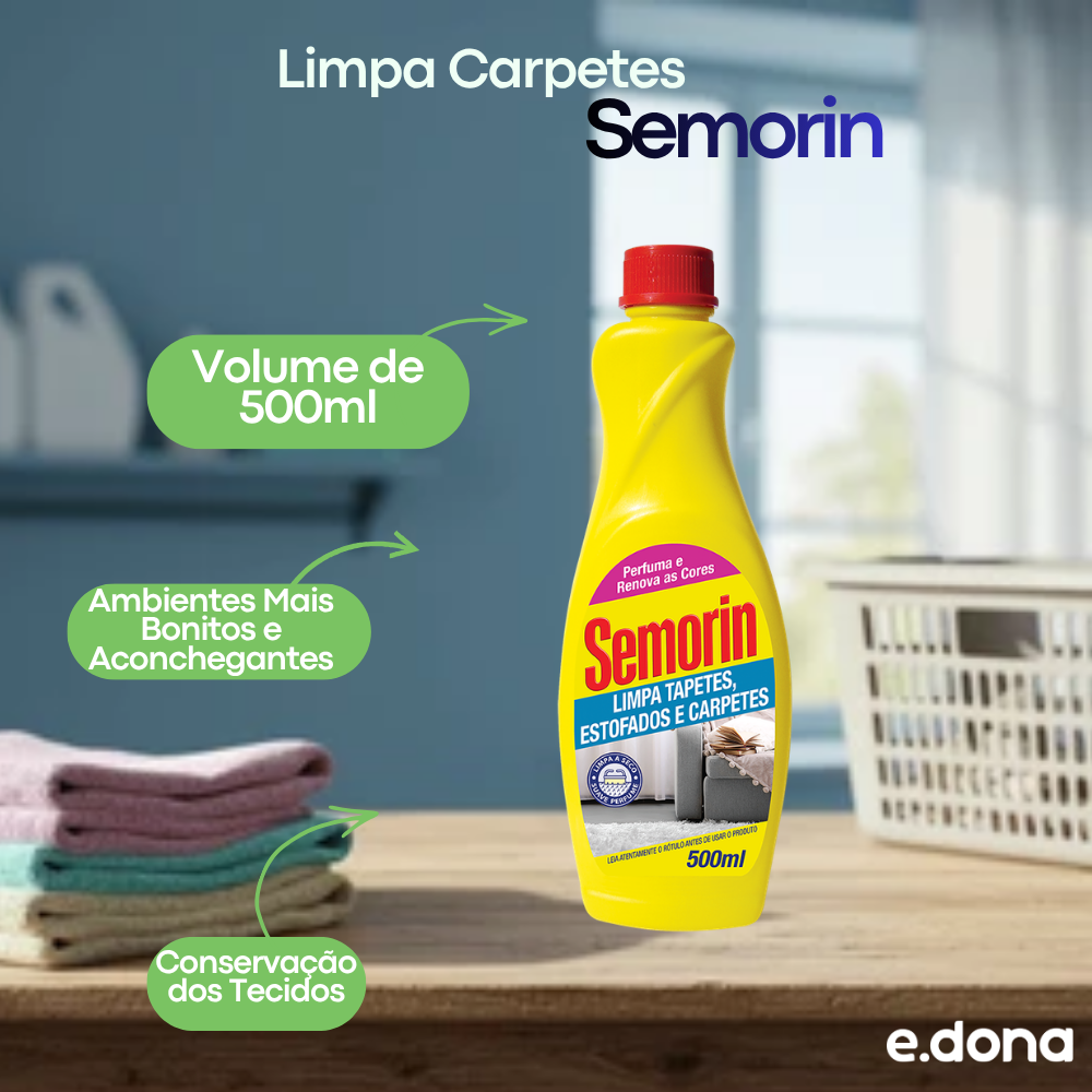 Limpa Carpetes 500ml – Semorin