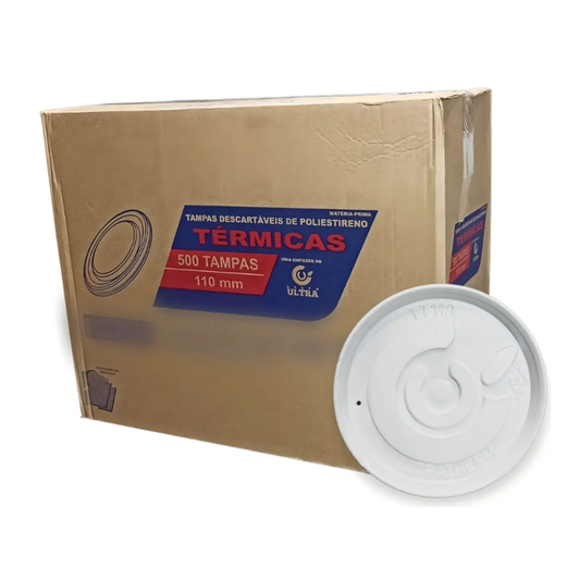 Tampa para Pote 240ml com 500 Unidades - Ultra
