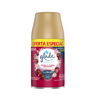 Odorizador de Ar Frutas e Flores Vibrantes Glade Refil 269ml