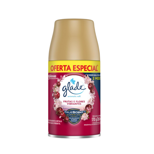 Odorizador de Ar Frutas e Flores Vibrantes Glade Refil 269ml