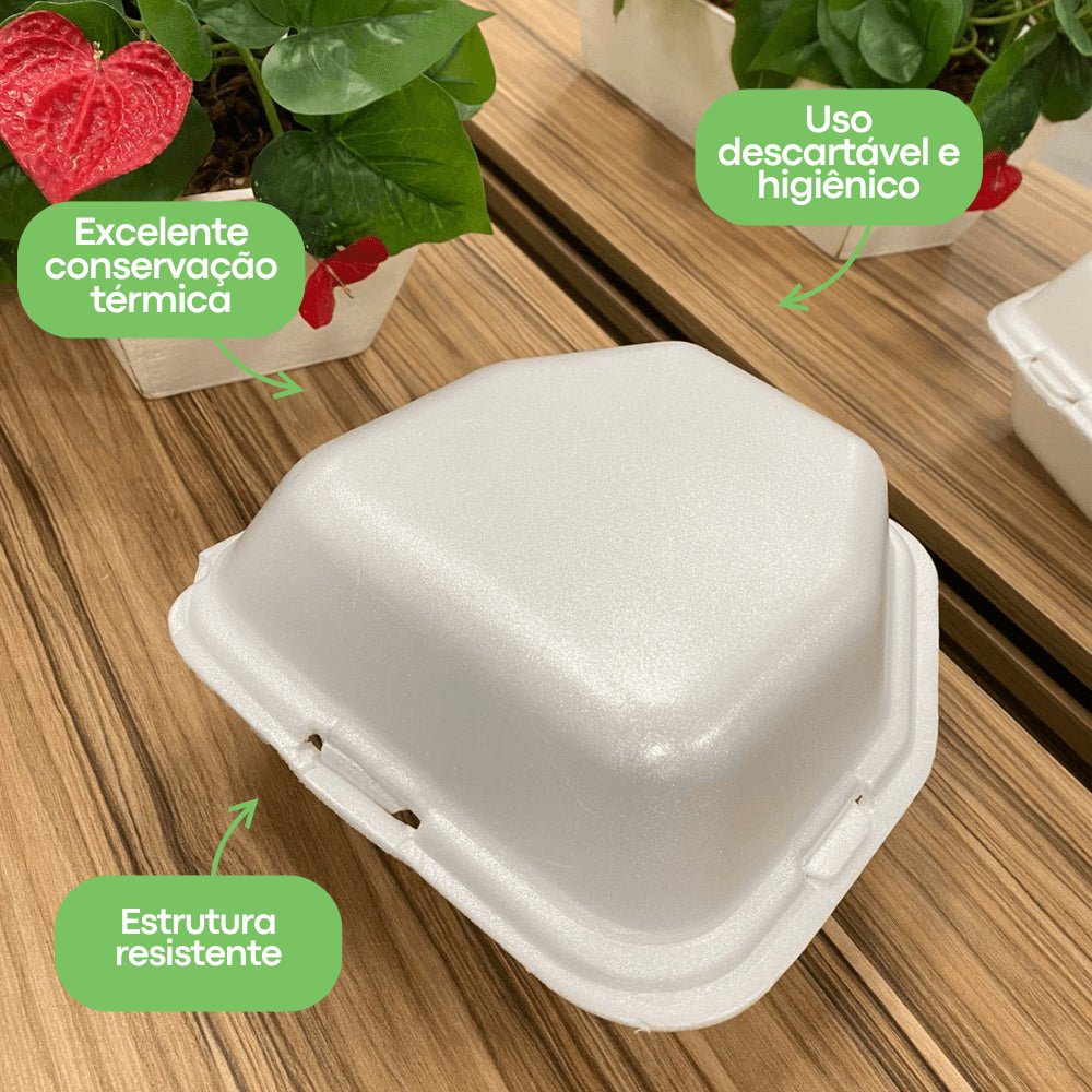 Frangueira Descartável de Isopor H05 Ultratherm com 50 Unidades