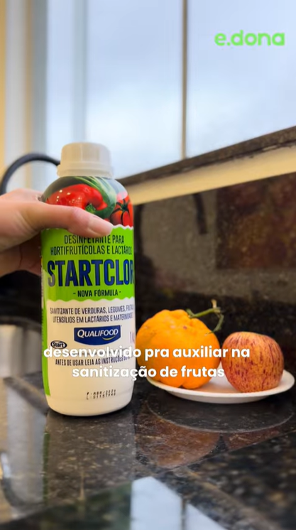 Sanitizante de Frutas e Verduras Startclor 1kg