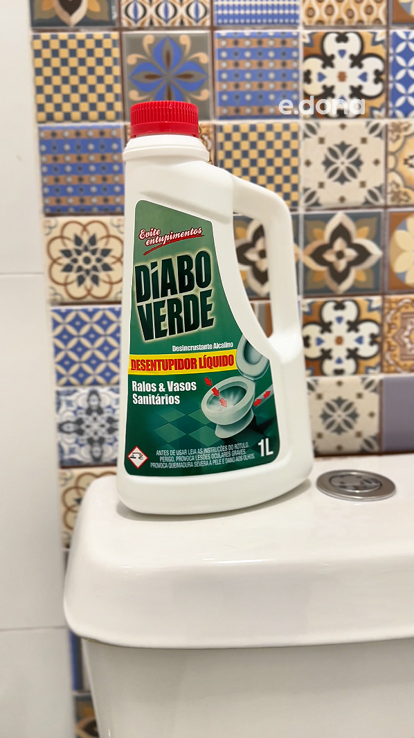 Desentupidor Sanitário Diabo Verde 1 Litro