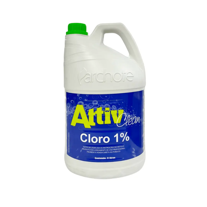 Cloro 1.0% Attiv Clean 5 litros Archote