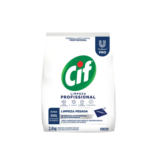 Limpador 2,4Kg Em Pó Cif Limpeza Pesada