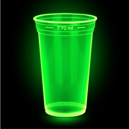 Copo 770ml Copaza PS Neon Verde 50 Unidades