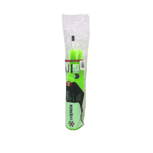 Copo 770ml Copaza PS Neon Verde 50 Unidades