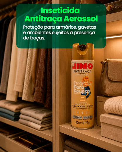 Anti Traça Aerosol 300ml Jimo