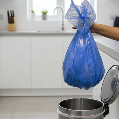 Saco de Lixo 30 Litros Azul Embalixo