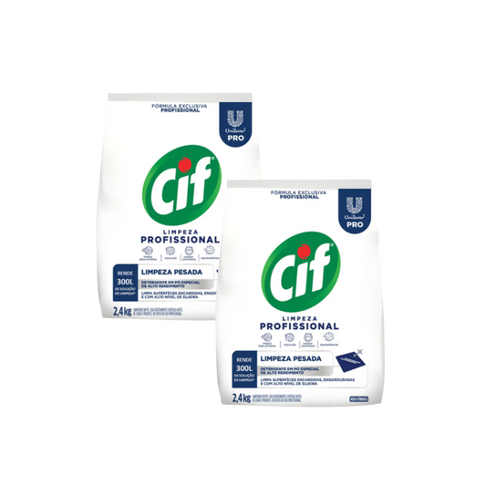 Kit com 2 Limpadores em Pó CIF 2,4kg