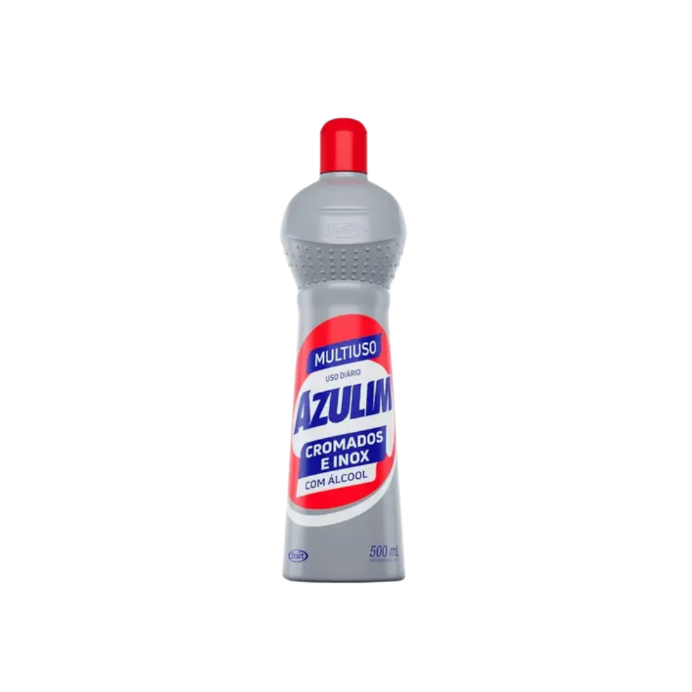 Multiuso com Álcool Azulim 500ml Ideal para Cromados e Inox