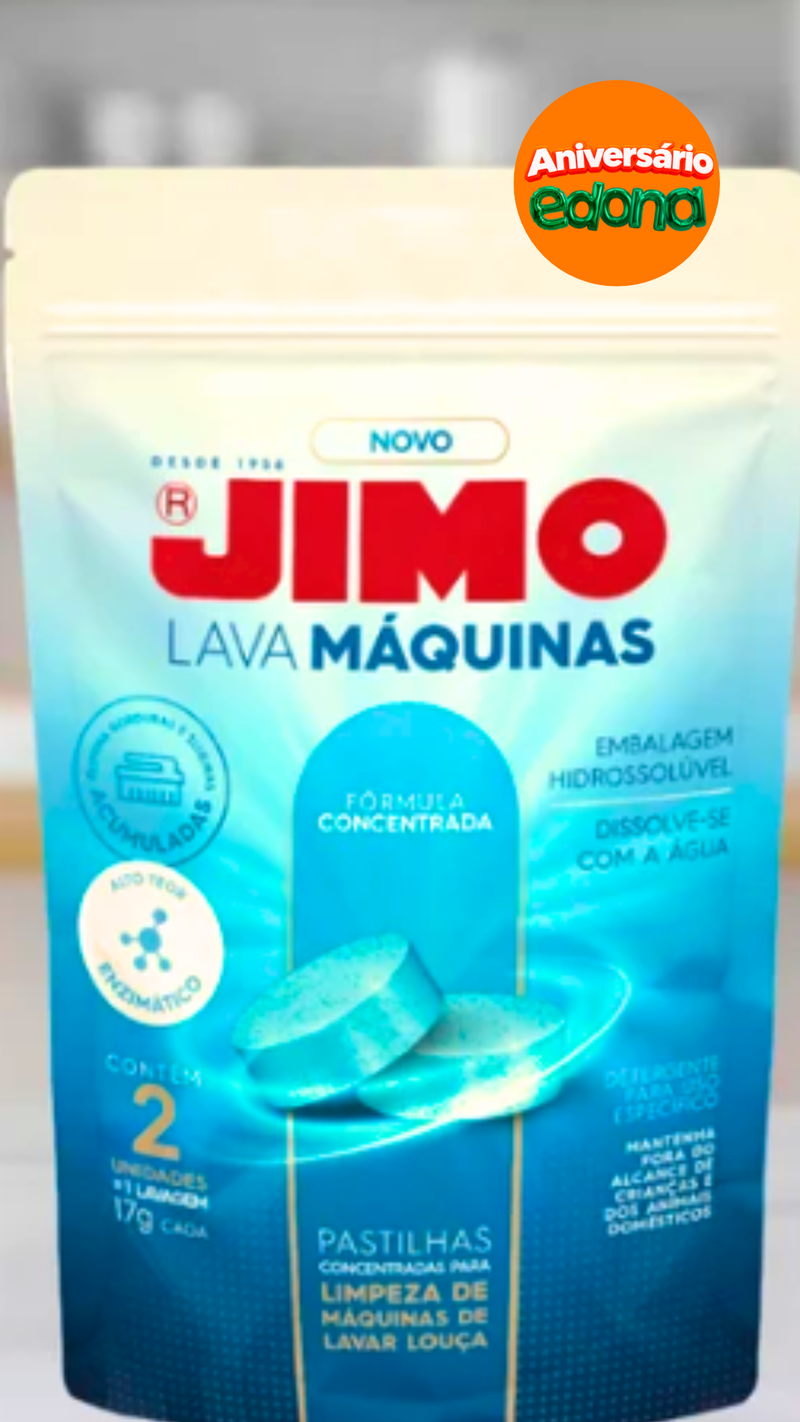 Pastilha para Máquina de Lavar Louças - Jimo