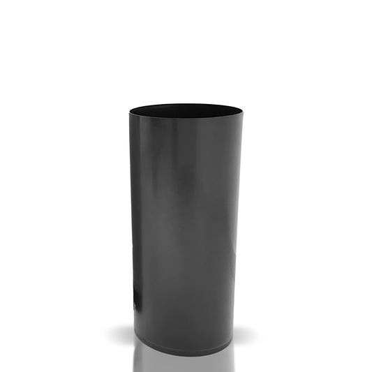 Lixeira 50L redonda Preta sem tampa EB26P JSN