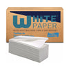 Papel Interfolha 100% celulose 21x22cm 2 dobras White Paper com 1.000 folhas