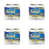 Kit de 4 Pacotes de Papel Toalha para Cozinha folha dupla Soul Soft com 2 rolos