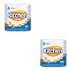 Kit de 2 Pacotes de Papel Toalha para cozinha Kitchen com 2 rolos