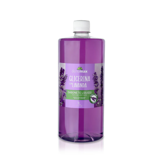 Sabonete 1 Litro Glicerina com Lavanda Denomax