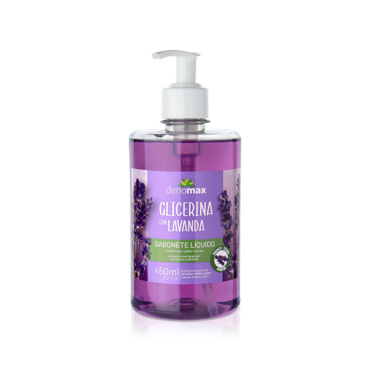 Sabonete 450ml Glicerina com Lavanda Denomax