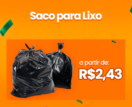 Saco de Lixo Preto