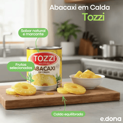 Abacaxi em Calda Tozzi 830g - e - dona