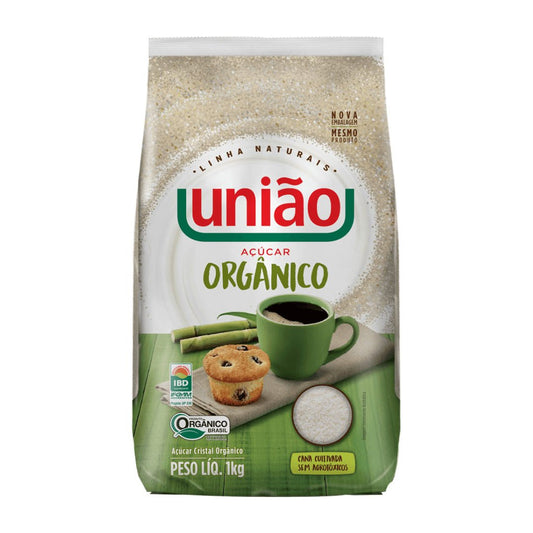 Açúcar Cristal Orgânico União 1Kg - e - dona