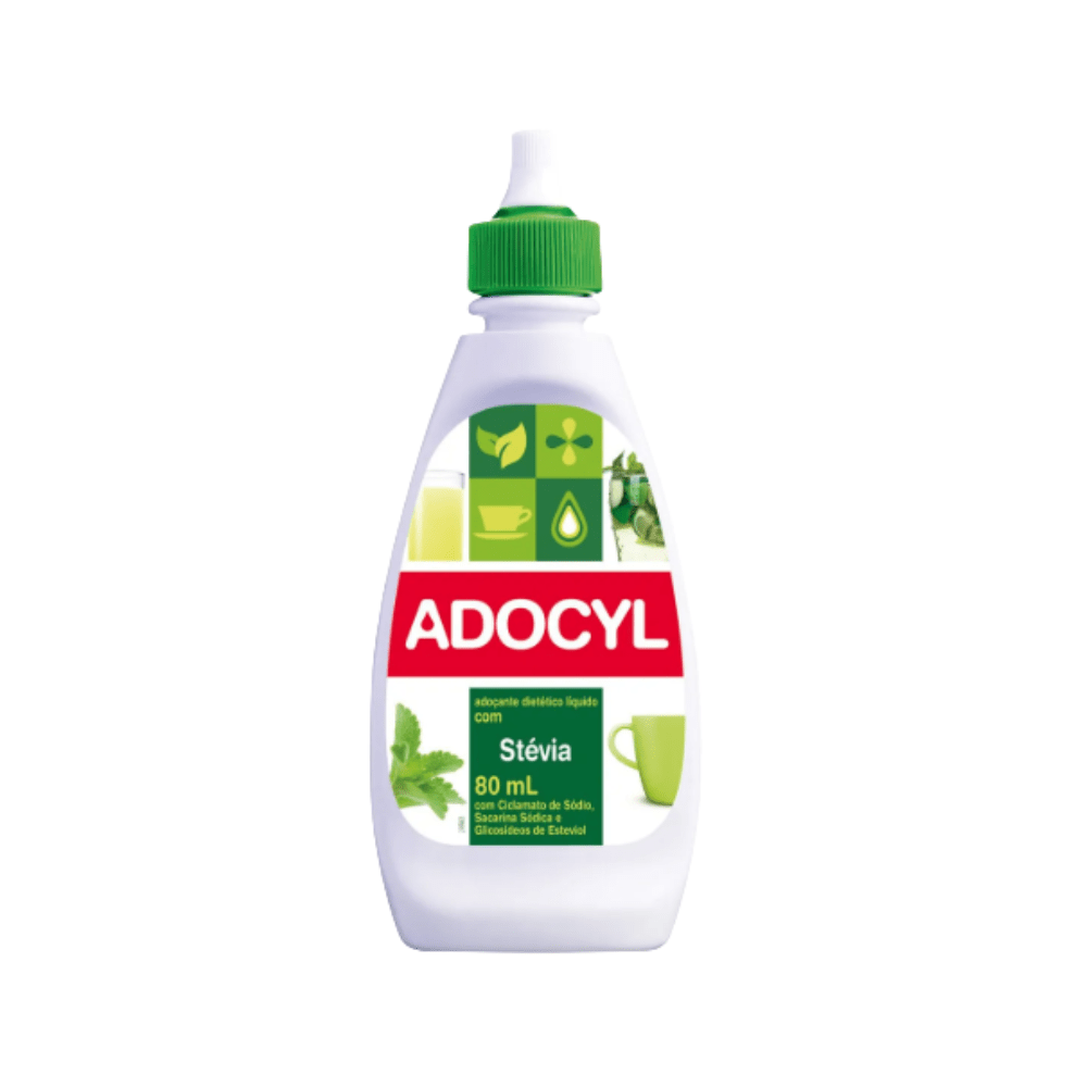 Adoçante Líquido 80ml Adocyl Stevia - e - dona