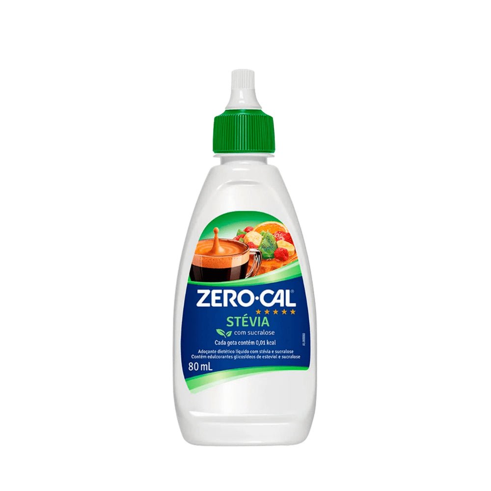 Adoçante líquido Zero Cal Stévia c/ Sucralose 80ml - e - dona