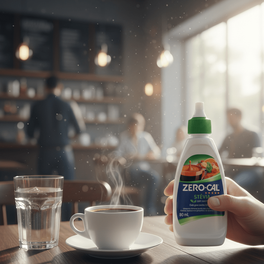 Adoçante Líquido Zero Cal Stévia com Sucralose 80ml - e - dona