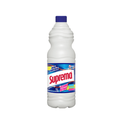 Água Sanitária com cloro ativo Suprema 1 Litro - e - dona