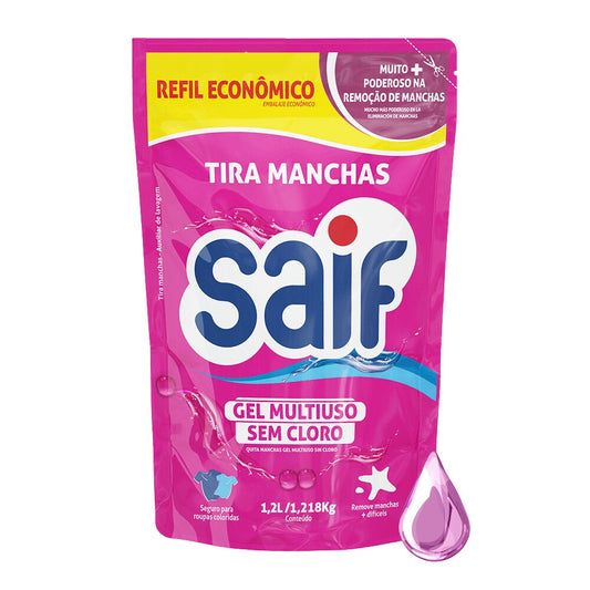 Alvejante em Gel sem Cloro 1,2l Saif - e - dona