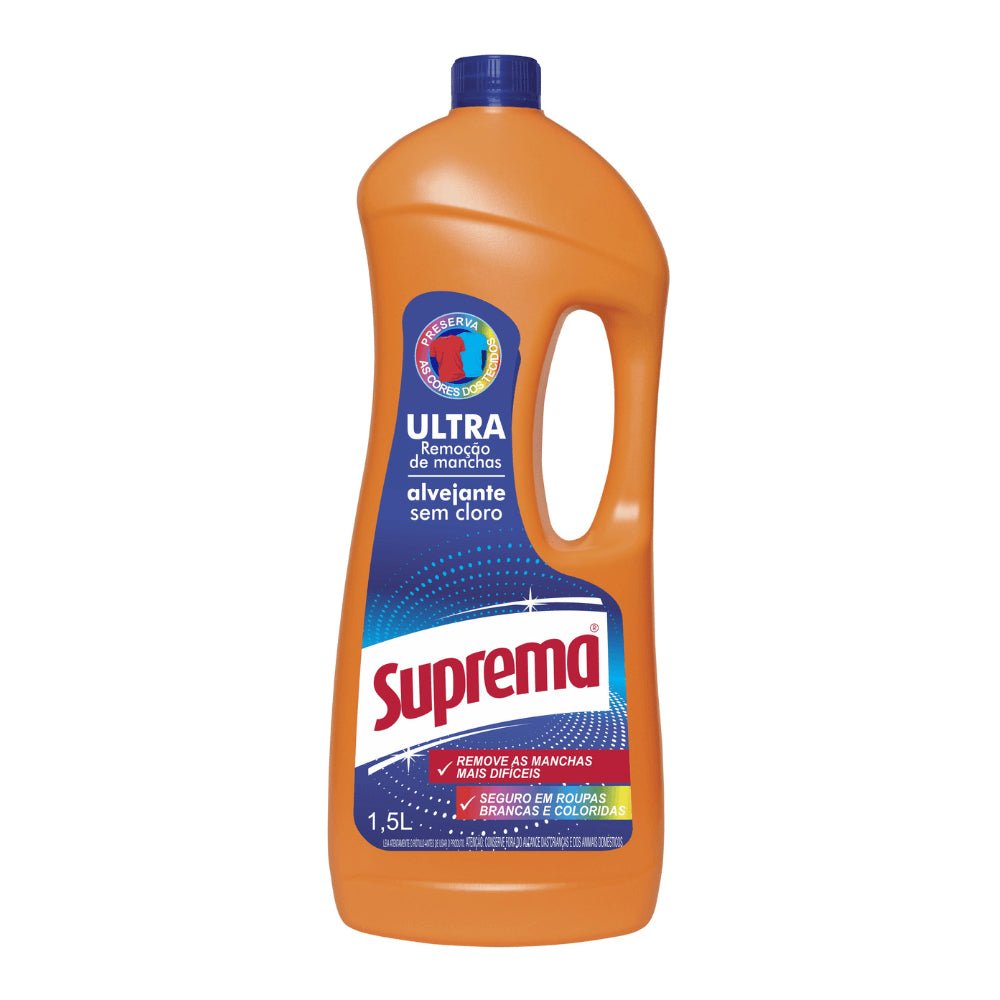 Alvejante Sem Cloro Ultra Remoção de Manchas Suprema 1,5L - e - dona