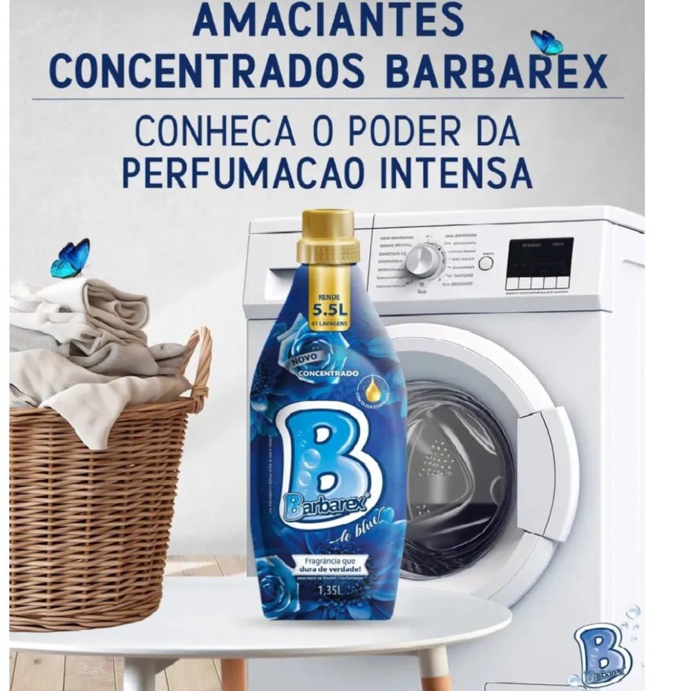 Amaciante 1,350L Barbarex Le Blue - e - dona