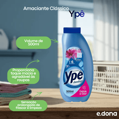 Amaciante Clássico Ypê 500ml - e - dona