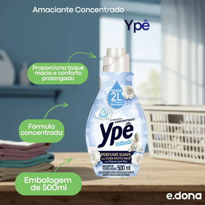 Amaciante Concentrado Ypê Delicado 500ml - e - dona