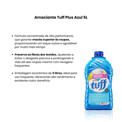 Amaciante Tuff Plus Azul 5L - e - dona